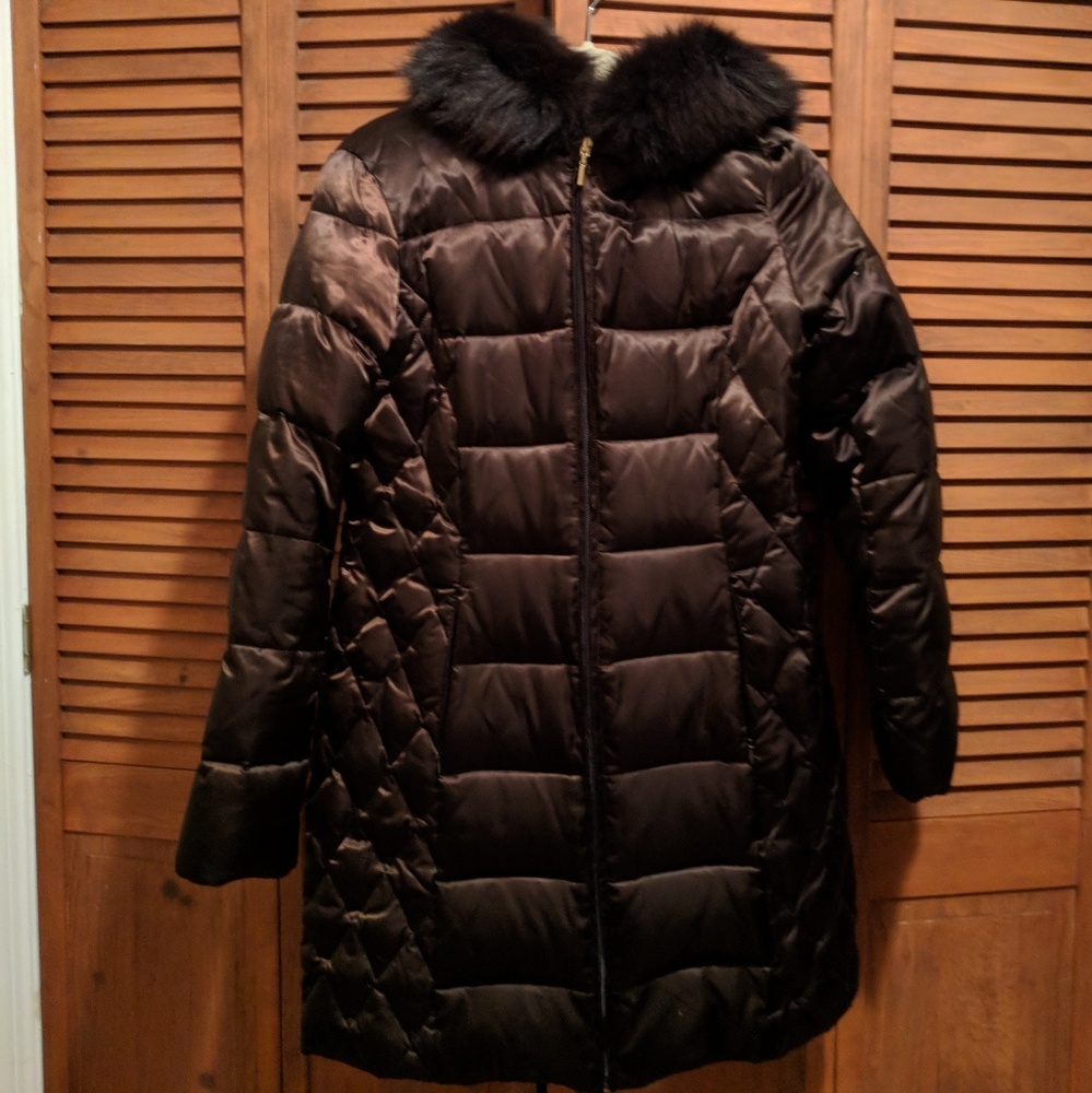 Brown Madison Puffer coat!